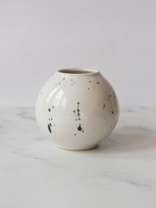 Speckled Mini Moon Vase