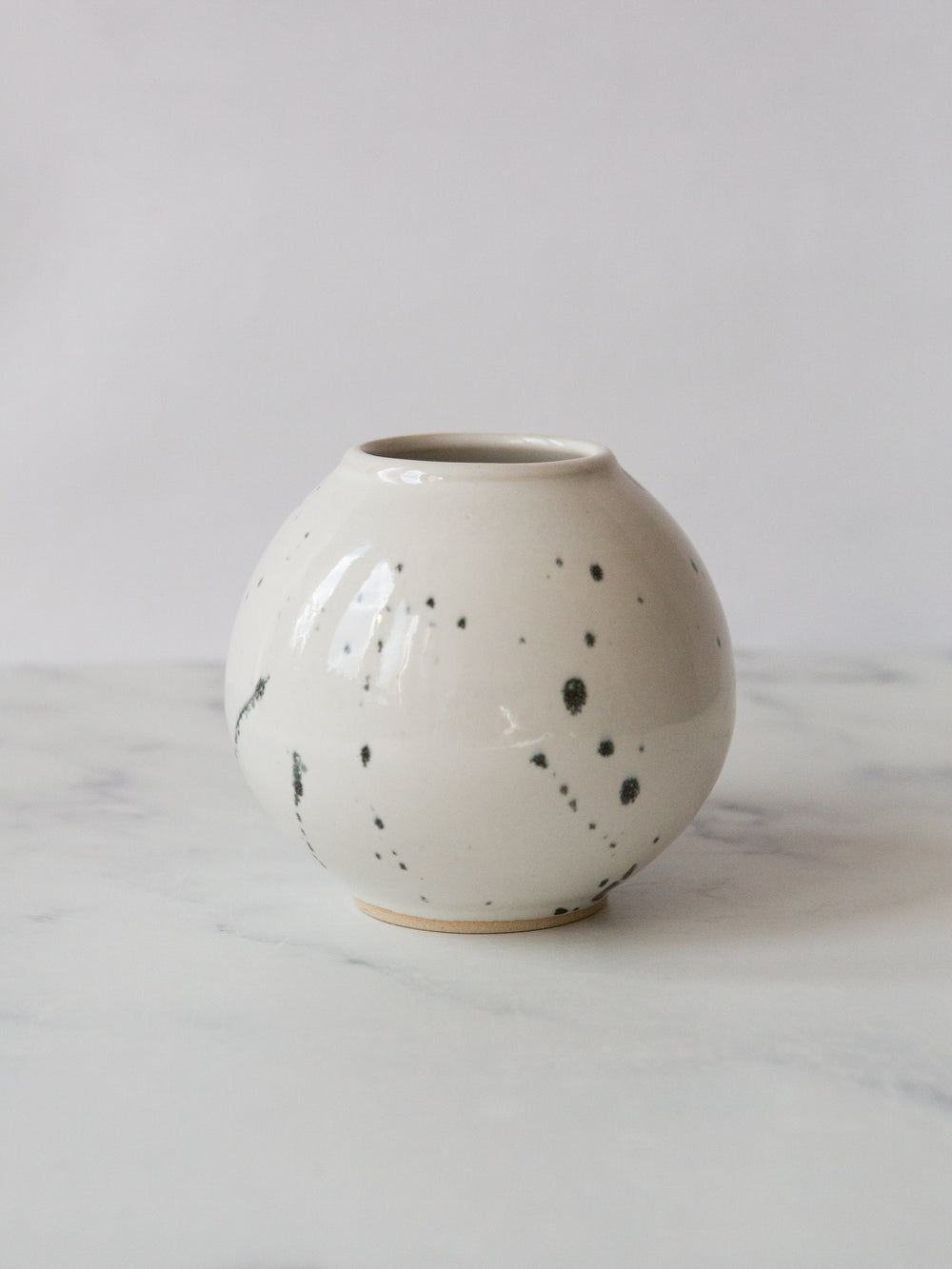 Speckled Mini Moon Vase