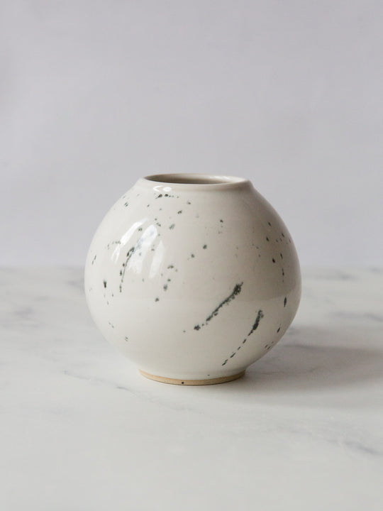 Speckled Mini Moon Vase