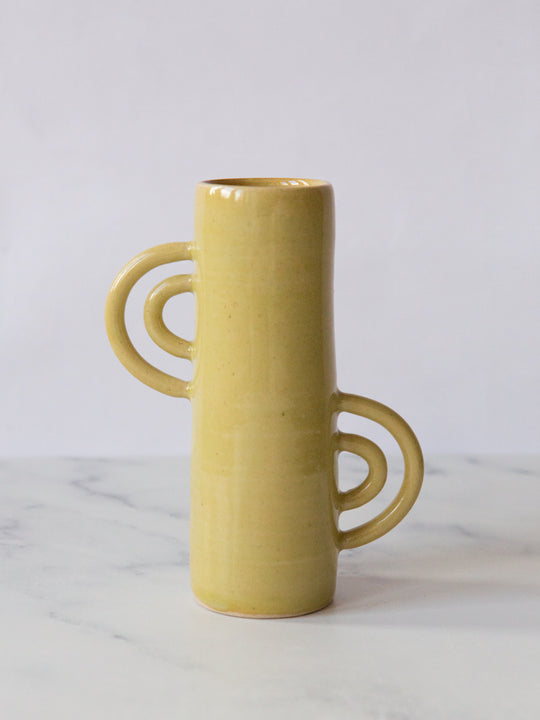 Double Loop Handle Vase