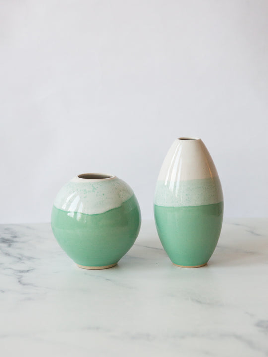 Lagoon Striped Vase