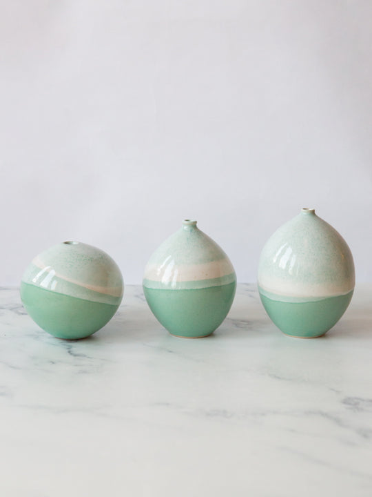 Lagoon Striped Vase