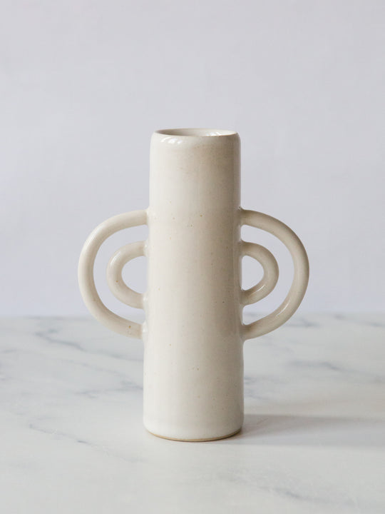 Double Loop Handle Vase